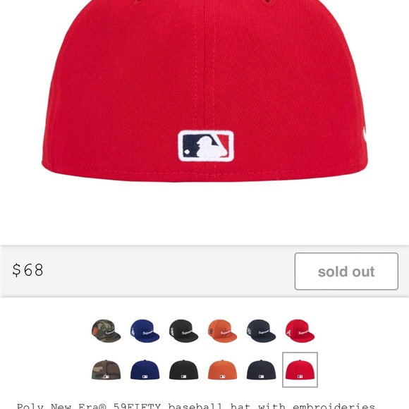 Supreme 7 3/8 box logo mlb fitted - Picture 3 of 3